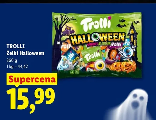 Żelki Trolli Halloween Sweet & Sour promocja w Lidl