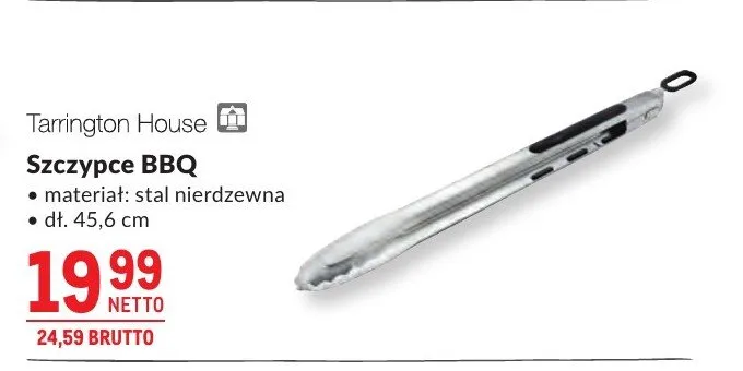 Szczypce BBQ Tarrington House dł. 45,6cm promocja w Makro