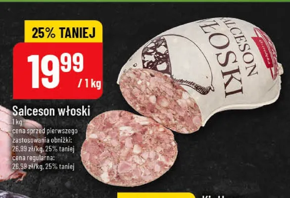 Salceson włoski Pekpol promocja w POLOmarket