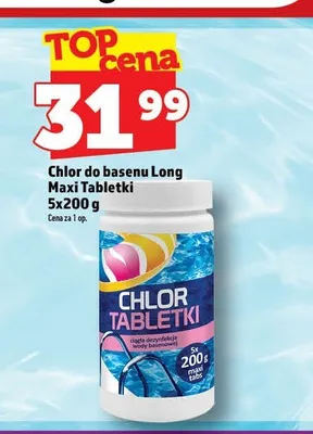 Chlor do basenu Long Maxi Tabletki 5-pak promocja w TOPAZ