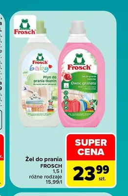 Żel do prania Frosch Owoc Granatu promocja w Carrefour Market