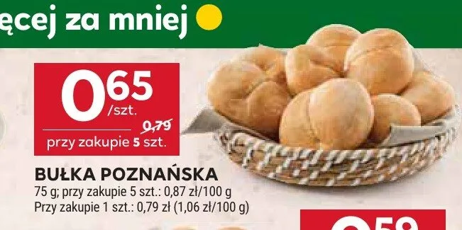 Bułka poznańska promocja w Stokrotka
