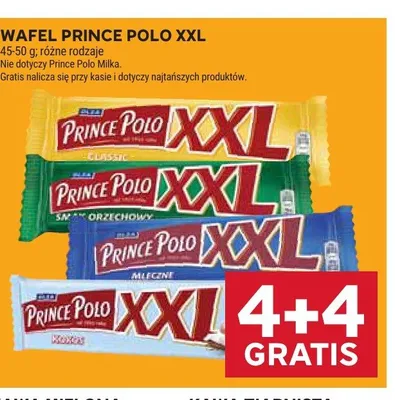 Wafel PRINCE POLO XXL promocja w Stokrotka