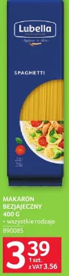 Makaron bezjajeczny Lubella 400 g promocja w Selgros