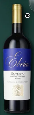 Wino Ebrius Governo czerwone wytrawne promocja w Netto
