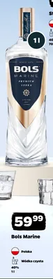 Wódka czysta Bols Marine promocja w Netto