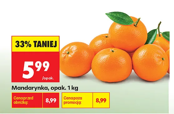 Mandarynki promocja w Biedronka