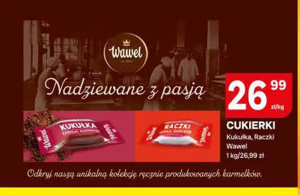 Cukierki Raczki Wawel promocja w Chorten
