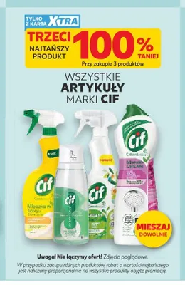 Mleczko do czyszczenia Cif Cream promocja w Kaufland