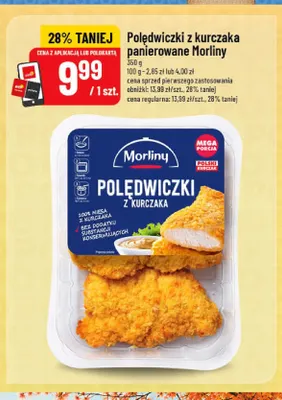 Polędwiczki z kurczaka panierowane Morliny promocja w POLOmarket