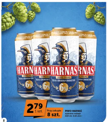 Piwo Harnaś promocja w Groszek