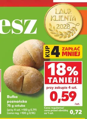 Bułka poznańska promocja w Kaufland