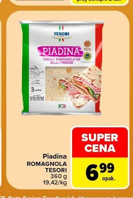 Piadina Romagnola Tesori promocja w Carrefour