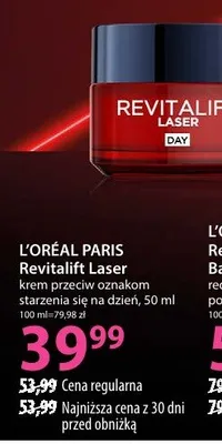 Revitalift Laser krem przeciw oznakom starzenia się na dzień promocja w Hebe