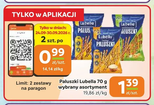 Paluszki Lubella promocja w Gama