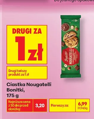 Ciastka Nougatelli Bonitki promocja w Biedronka