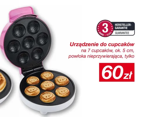 Urządzenie do cupcaków Hello Kitty na 7 cupcaków, ok. 5 cm, powłoka nieprzywierająca promocja w KiK