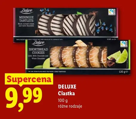 Ciastka Deluxe promocja w Lidl
