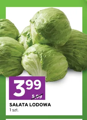 Sałata lodowa promocja w Stokrotka