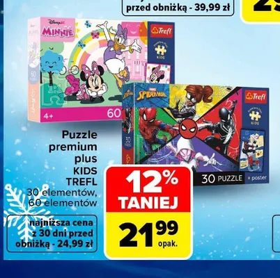 Puzzle premium plus Kids Trefl 30 elementów promocja w Carrefour