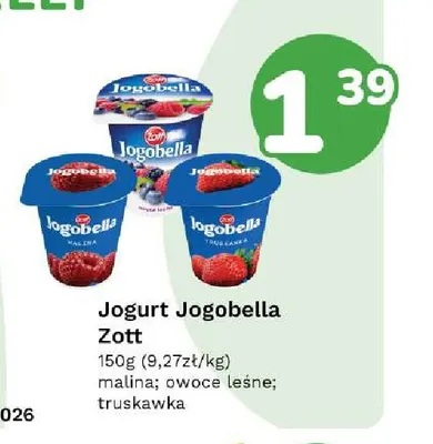 Jogurt Jogobella malina promocja w Limonka