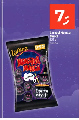 Chrupki Monster Munch Czarna edycja Lorenz promocja w Dealz