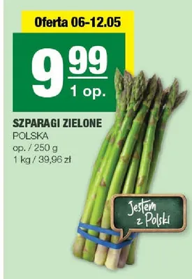 Szparagi zielone polskie Swedeponic promocja w SPAR