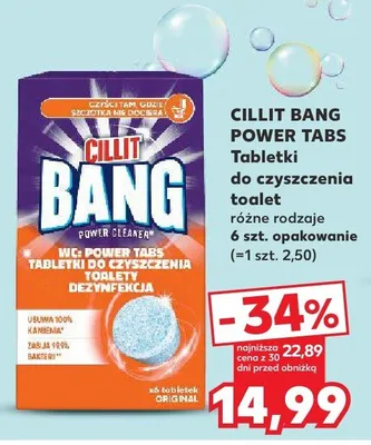Tabletki do czyszczenia toalet różne rodzaje 6 szt. opakowanie promocja w Kaufland