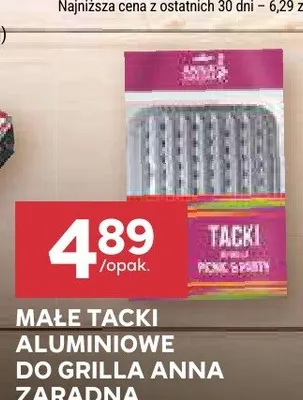 Małe tacki aluminiowe do grilla Anna Zaradna promocja w Stokrotka