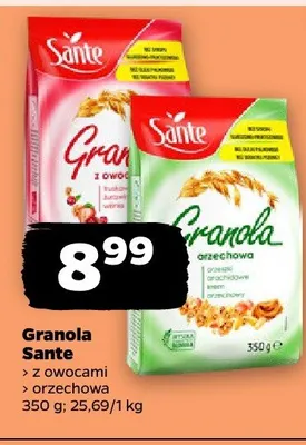 Granola z owocami promocja w Netto