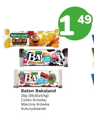 Baton Bakaland Kukurydzianek promocja w Limonka