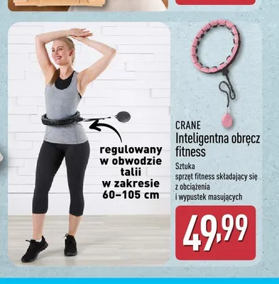 Inteligentna obręcz fitness Crane promocja w Aldi