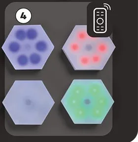 Oświetlenie zestaw 4 lampek promocja w Biedronka