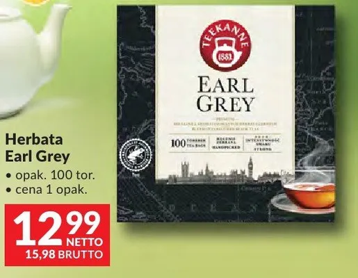 Herbata Earl Grey Teekanne promocja w Makro