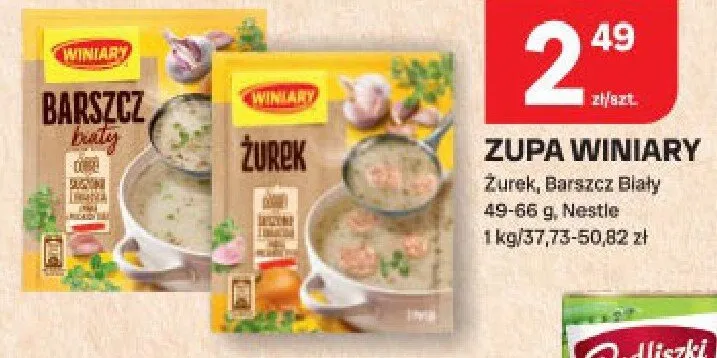 Zupa Winiary żurek, barszcz biały promocja w Chorten