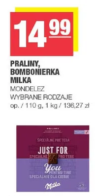 Praliny Bombonierka Milka Mondelez promocja w SPAR