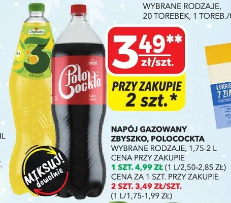 Napój gazowany Zbyszko Polocokta promocja w Top Market