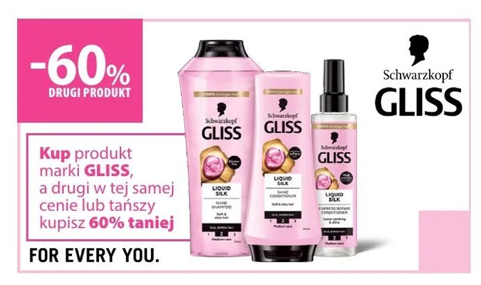 Kosmetyki Schwarzkopf Gliss promocja w Hebe