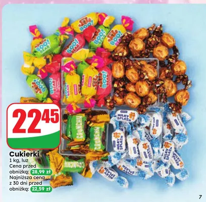 Cukierki luz promocja w Dino