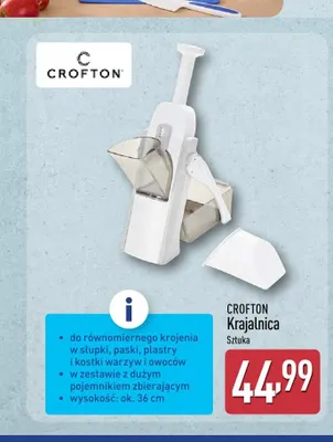 Krajalnica CROFTON wys. 36cm promocja w Aldi
