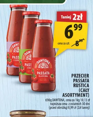 Przecier passata klasyczna Dawtona promocja w Arhelan