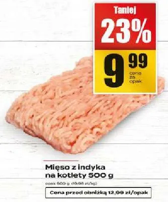 Mięso z indyka na kotlety promocja w Supeco