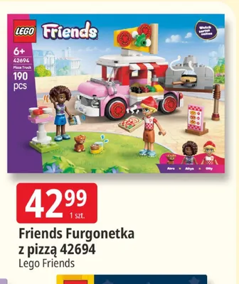 Klocki Lego Friends Furgonetka z pizzą 42694 promocja w Leclerc