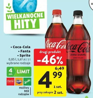 Napój gazowany Fanta promocja w Intermarche