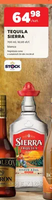 Tequila Sierra blanco promocja w Stokrotka