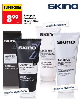 Szampon do włosów Skino przeciw siwieniu promocja w Biedronka