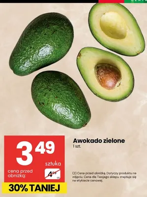 Awokado zielone promocja w Delikatesy Centrum