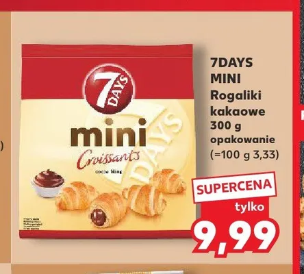 Rogaliki kakaowe Mini 7Days promocja w Kaufland