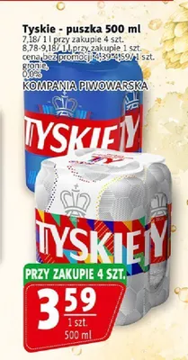 Piwo bezalkoholowe Tyskie promocja w Prim Market