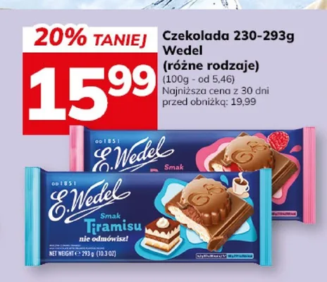 Czekolada E.Wedel promocja w Hitpol